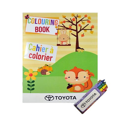 Colouring Book & Crayon Set