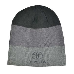 Tri-Tone Striped Beanie